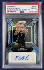2023 Prizm Black Prizm 1 Of 1 Rookie Auto Noah Clowney Sensational Signatures RC