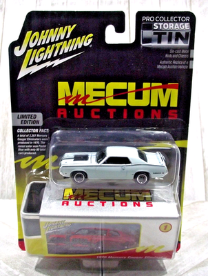#ad Johnny Lightning Mecum Auction 1970 Mercury Cougar Eliminator with Collector Tin $9.25