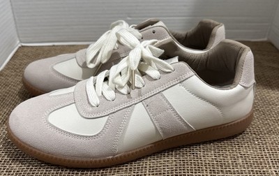 Conks Replica Men s German Army Trainer Shoes Lace Up Leather GAT Sneakers US 10