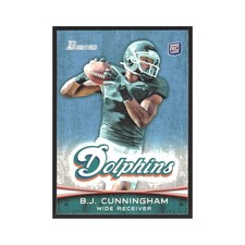 2012 Bowman B.J. Cunningham RC Dolphins #193