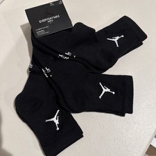 Nike Jordan EVERYDAY MAX ANKLE Men Socks Black SX5544 010 3pair XL