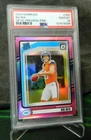 2024 Panini Donruss - Bo Nix #369 Optic Preview Pink Prizm (RC) PSA 10!! 💥💥