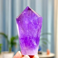 86G Natural Amethyst geode quartz cluster crystal specimen Healing