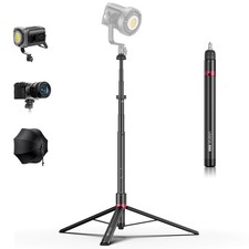 AT-05 78.7'' Heavy Duty Foldable Light Stand, 6.56ft Extendable Light Tripod ...