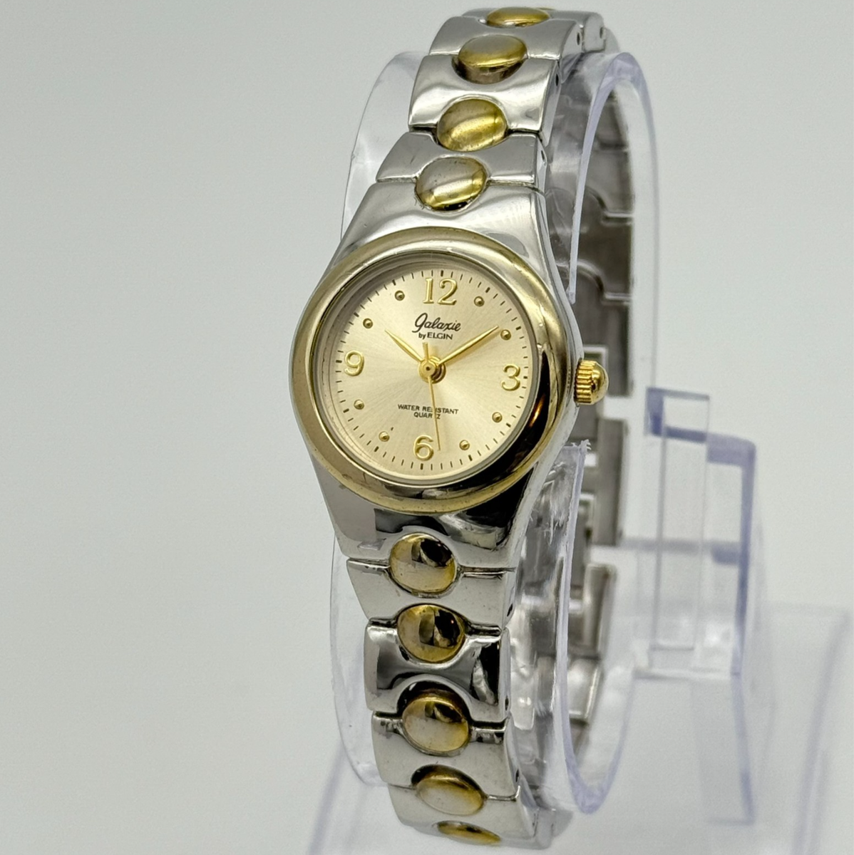 Ladies ELGIN Galaxie Two-Tone Classic Petite Quartz Dress  display picture 2