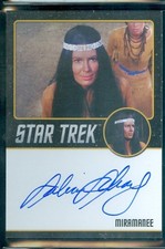 Star Trek Original Series 50th Anniversary  Sabrina Scharf Autograph Card