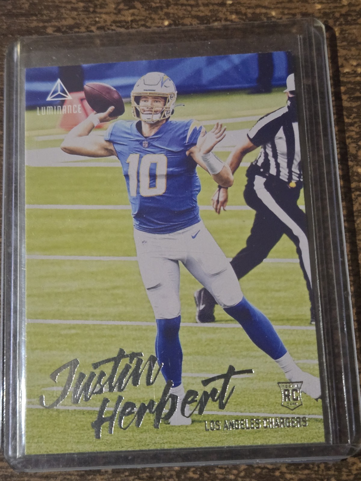 2020 Panini Chronicles - Luminance Update Rookies Justin Herbert #203 (RC)