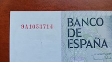 Billete 10.000 pesetas 1985, Especial 9A, SC PLANCHA RIGUROSA !!