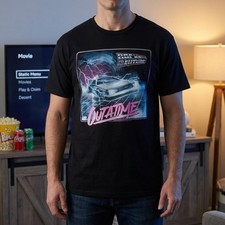 Retro Back to the Future DeLorean Graphic Tee