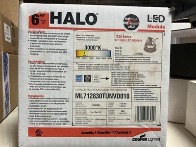 Halo 6” Led Module 1200 Series, ML712830TUNVD010 - Image 1 of 4