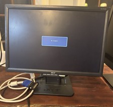 Acer AL1916W A 19" LCD Widescreen Monitor VGA PC Computer Display Tested