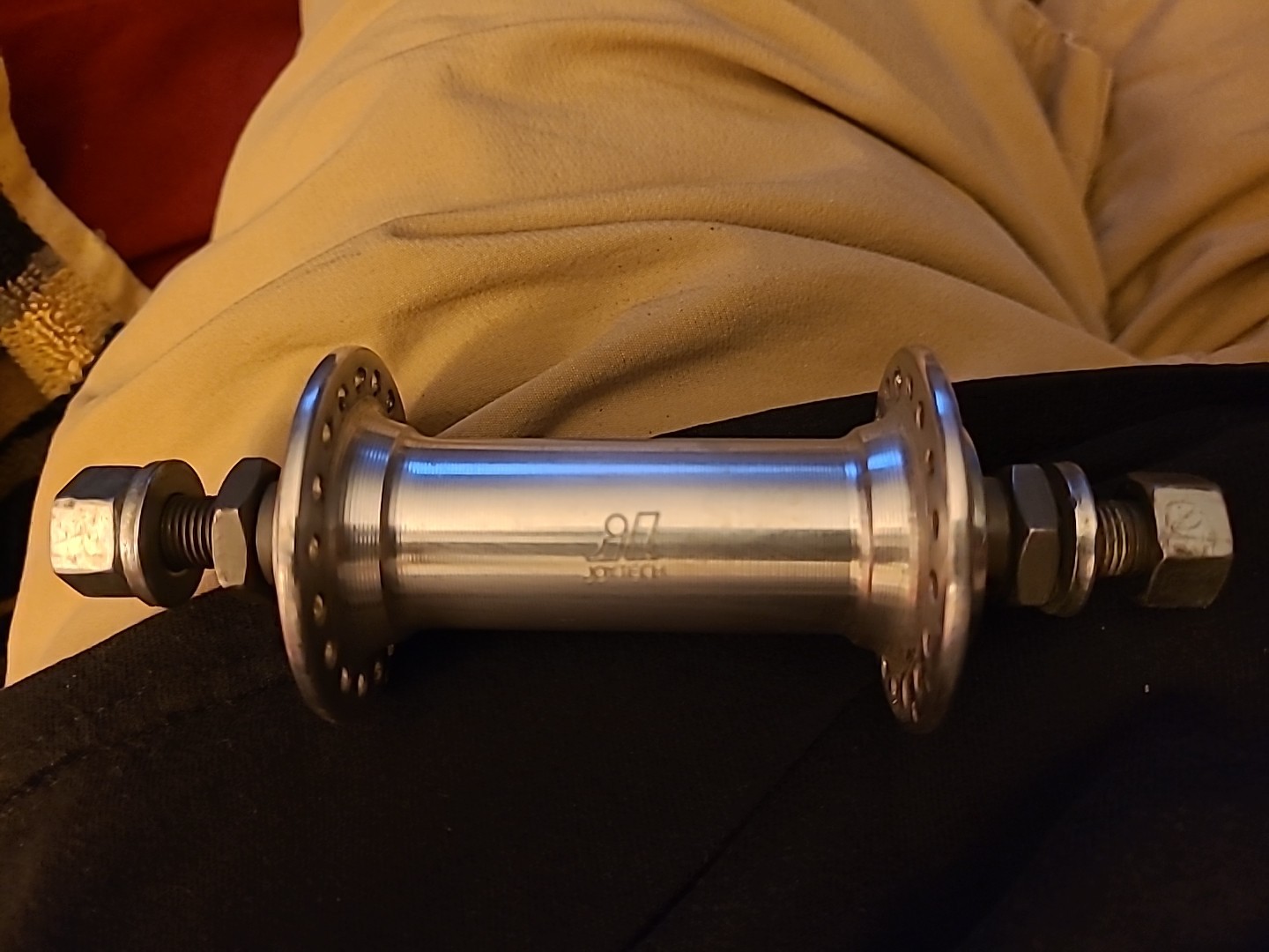 Joytech hub 36 hole 100mm Aluminum Front Hub Solid axle Moun