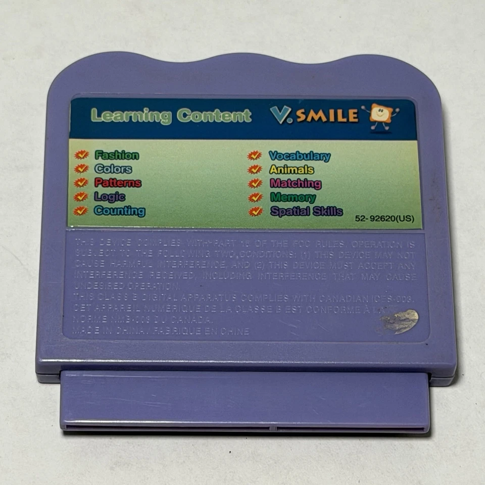 VTech V.Smile "Lil' Bratz: Friends, Fashion, & Fun" Game Cartridge-Educational - Image 2 of 2