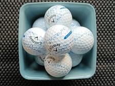 Callaway Supersoft Splatter Blue Golf Balls x 12 - Grade A/Pearl – Free Delivery