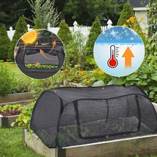 Gartenplane mit stabilen PVC-Platten zum Pflanzenschutz auf f??r Hochbeete