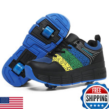 HOVERKICKES Kids Roller Skate Shoes with Wheels - Roller Sneakers for Boys Gir
