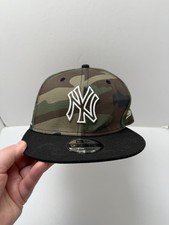 New York Yankees New Era Camo 9Fifty MLB Basic Snapback Adjustable Hat QB