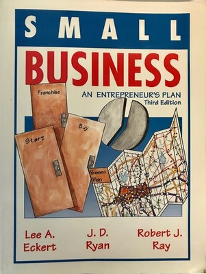 Small Business: An Entrepreneur's Plan