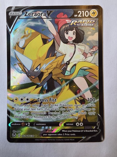 Zeraora V TG16/TG30 Swsh12: Sword & Shield - Silver Tempest Trainer Gallery Holo