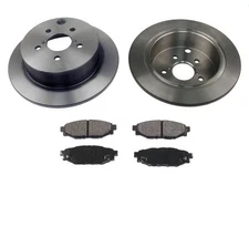 Rear Brake Rotors & Ceramic Pads for Subaru Forester 2.5L 2014-2018 26700FJ000