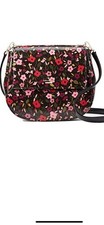 NWT Kate Spade New York Cameron Street Boho Byrdie, Black multi Floral $298 SALE