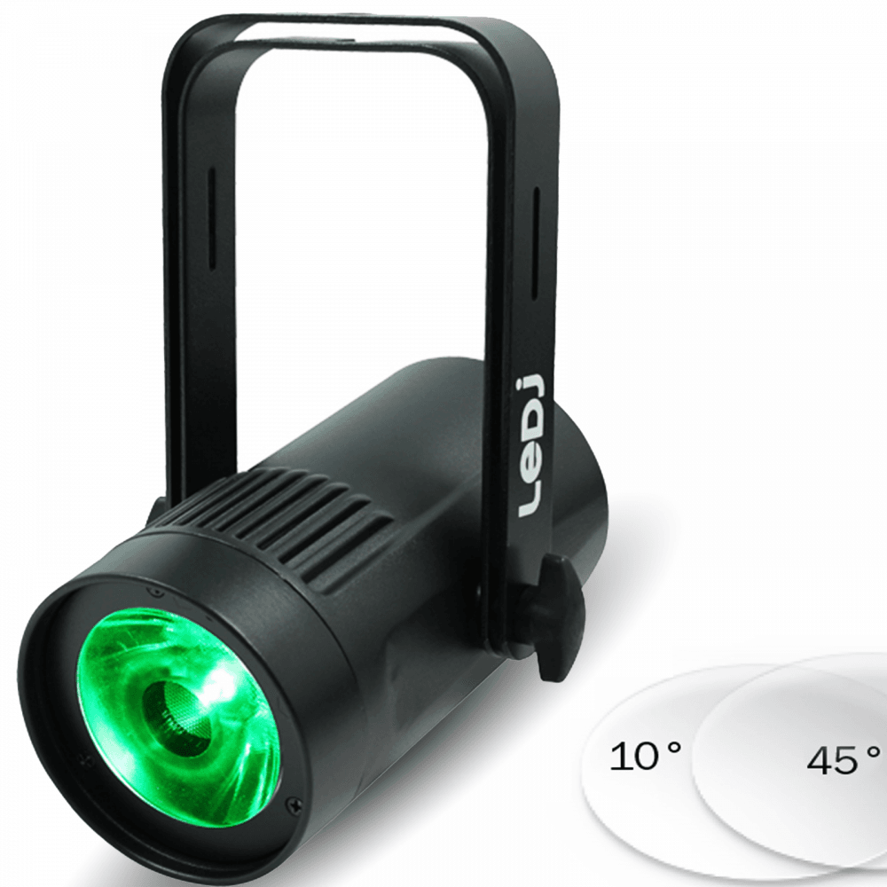 LEDJ Event Spot LED RGB DMX Multi Angle Narrow Beam Pinspot Effect DJ Lighting