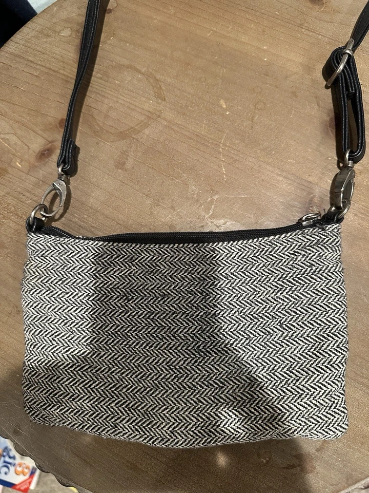 Roxy Crossbody Mini Bag Black, White, Brown-Boho - Image 3 of 4