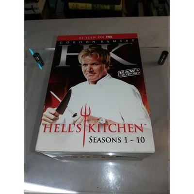 Hells Kitchen: Seasons 1-10 (Set) in-Complete / Gordon Ramsey (Missing 1 disk)