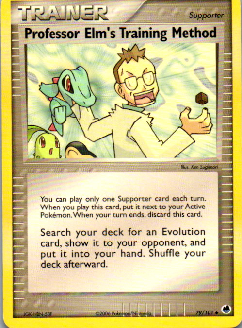 Professor Elm's Training Method Uncommon Dragon Frontiers 79/101 LP