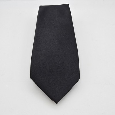 apt. 9 Men's Black Skinny Neck Tie Polyester Service Worker Uniform