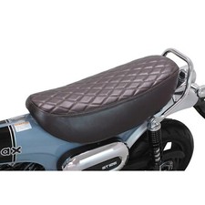 Coprisedile Takegawa marrone a quadri imbottito per Honda Dax ST 125 JB04 seat cover