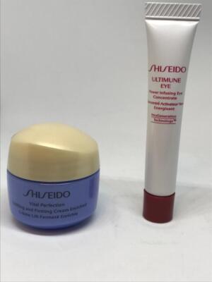 2 PC SHISEIDOTravel SizeUplifting&Firming CreamEnriched0.53oz+Ultimune eye0.18oz
