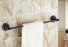 Oil-Rubbed Brass Wall Mounted Bathroom Single Bar Towel Holder 2ba212