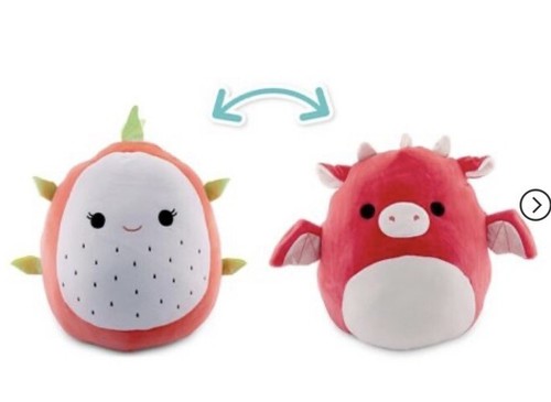 Squishmallows Flip-A-Mallow 8” Plush | Delita Dragonfruit & Baiden Dragon