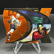 1997-98 SPx Hockey - Ed Jovanovski HOLOGRAM  - #21 BRONZE FOIL PARALLEL CAPITALS