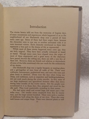 Sparks From The Anvil by Carl Henry Schmidgall Vtg 1953 HC Blacksmithing Stories - Picture 7 of 23