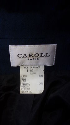 Veste Femme boutonnée - CAROLL - T40 - Label Emmaüs