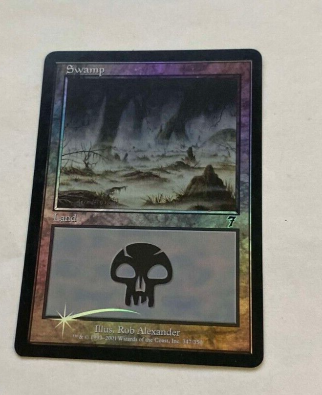 Swamp (347) - 7th Edition - 347 - FOIL - Excellent | eBay