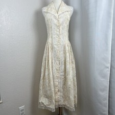 VTG Gunne Sax Jessica Mcclintock Dress Womens 7 Floral Cottagecore Victorian