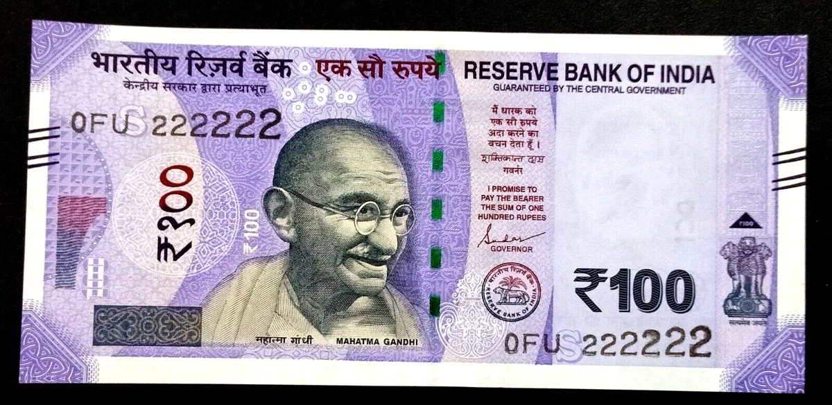 100 on sale rupee note