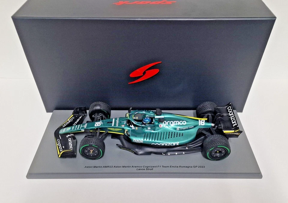 1:18 SPARK MODELLINO AUTO FORMULA 1 F1 ASTON MARTIN AMR22 STROLL GP 2022 DIECAST - Immagine 2 di 4
