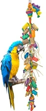 3211 Mr. Monster Braid Huge Bird Toy Parrot Cage African Grey Conure Macaw Amazo