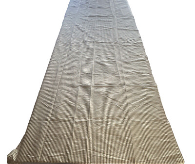 Christopher Norman Fabric Silk Napoleon Stripe Wheat Black Lg Showroom Panel