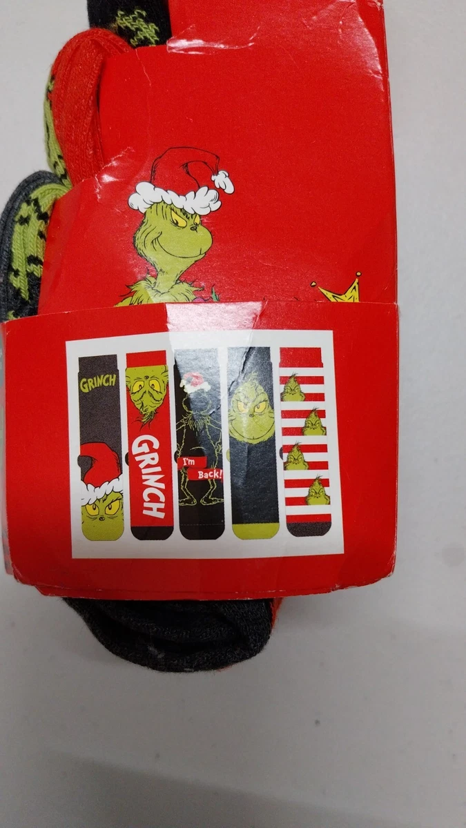 Paquete de 5 calcetines cortos informales para hombre Primark The Grinch ropa diaria calcetín regalo