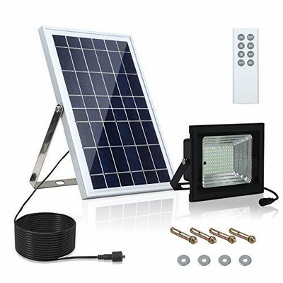 Solar Flood Lights Outdoor Remote Control Led Floodlights 10w 13 6 X 9 3 Panel Solar Flood Lights Outdoor Remote, Outdoor Solar Led Flood Lights