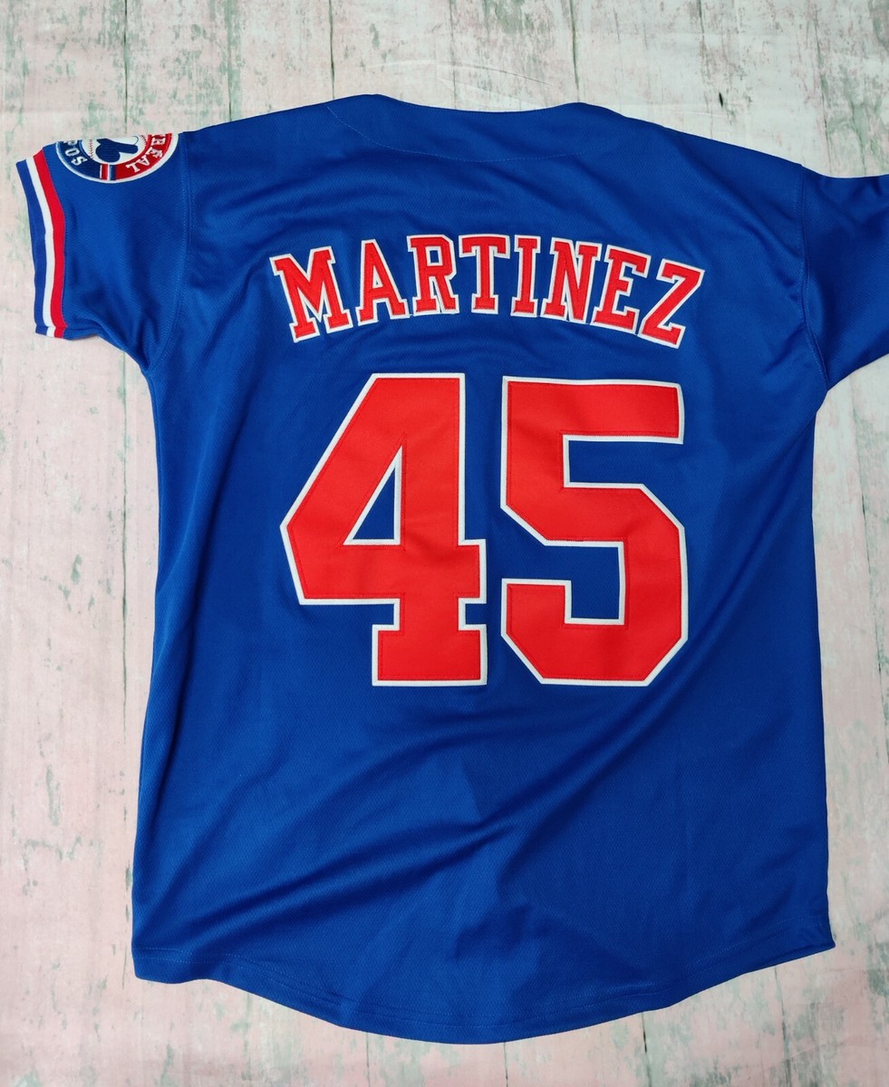 ウェア Majestic MONTREAL #45 PEDRO MARTINEZ Montreal Expo 45 Pedro Martinez Vintage Jersey Rare Majestic