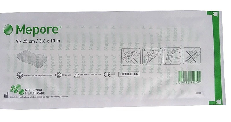 MEPORE 9 x 25cm Dressings x 50 | eBay