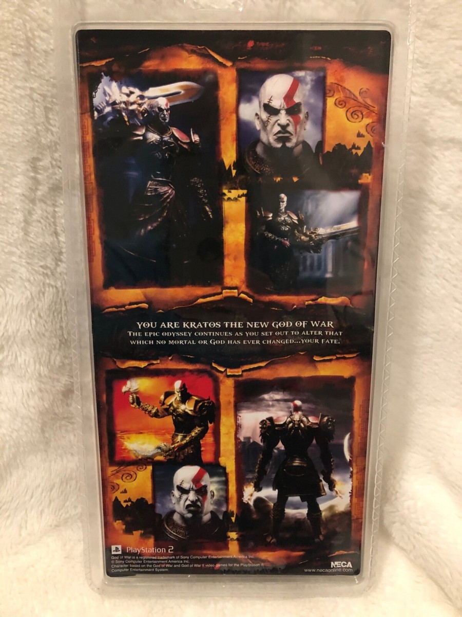 NECA God of War 2 Kratos Action Figure Open Mouth Ares Armor
