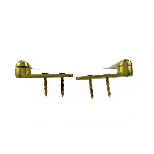 Stair Carpet Runner Holder Clips Solid Cast Brass 5.25" L Swivel Clip Pack of 13 - Picture 7 of 10