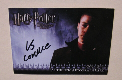 Harry Potter-Louis Cordice-Blaise Zabini-HBP-Movie-Film-Signature